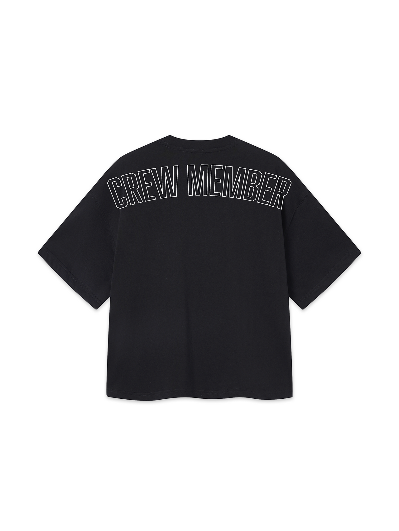 Crew Member Boxy Tee (with front design)