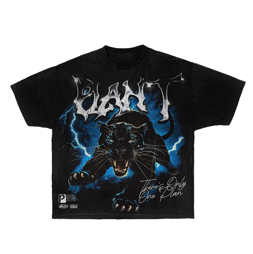 Eye of The Tiger
חולצת טי אוברסייז לגברים עם הדפס נמר – מבית Plan T