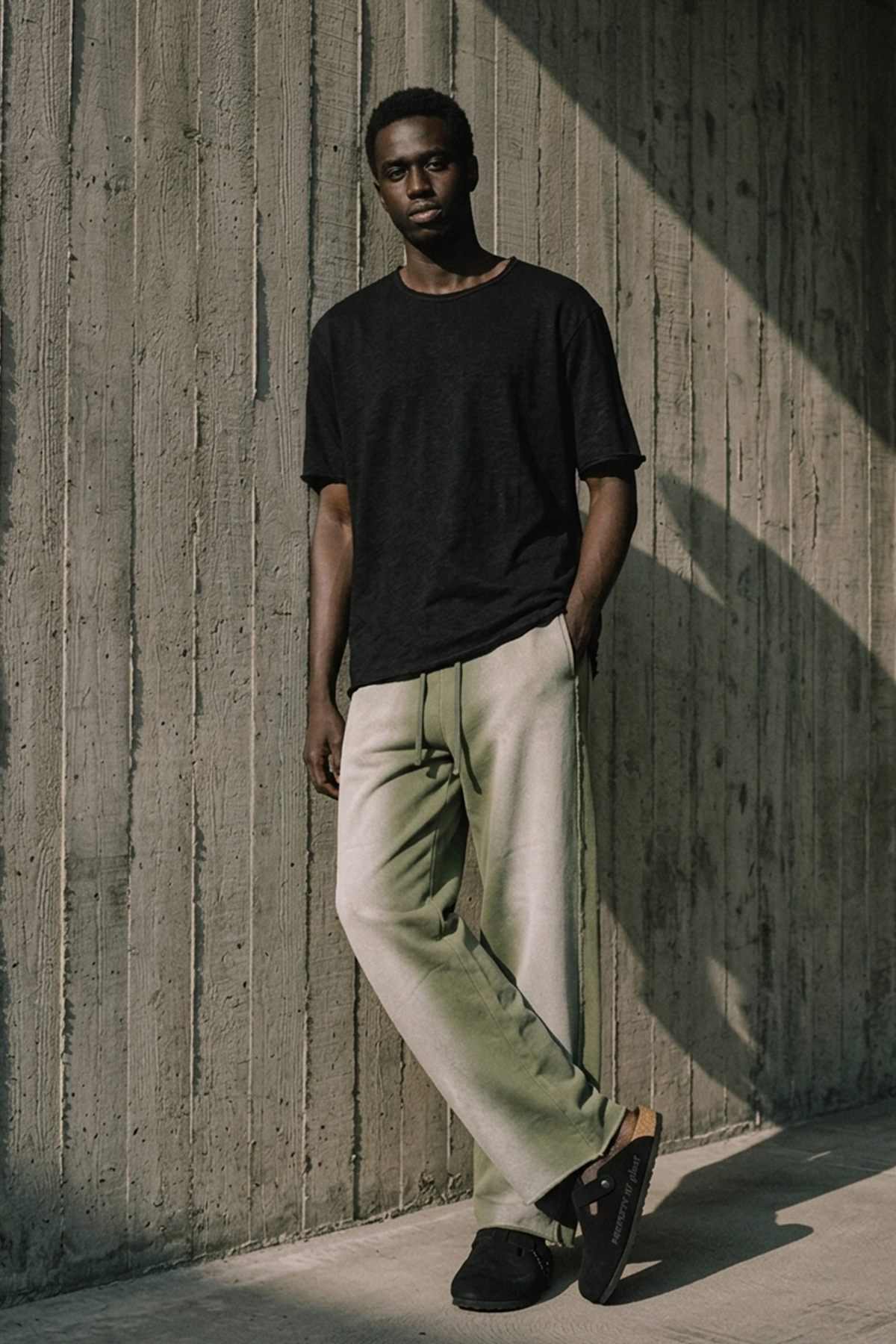 STRAIGHT LINE WASHED PANT