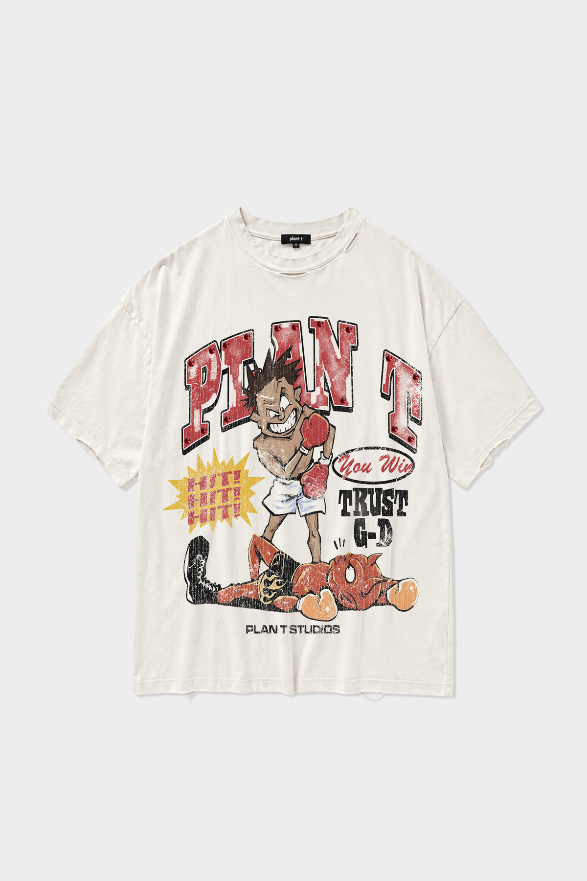 TRUST HIM ULTIMATE OVERSIZE TEE - CREAM