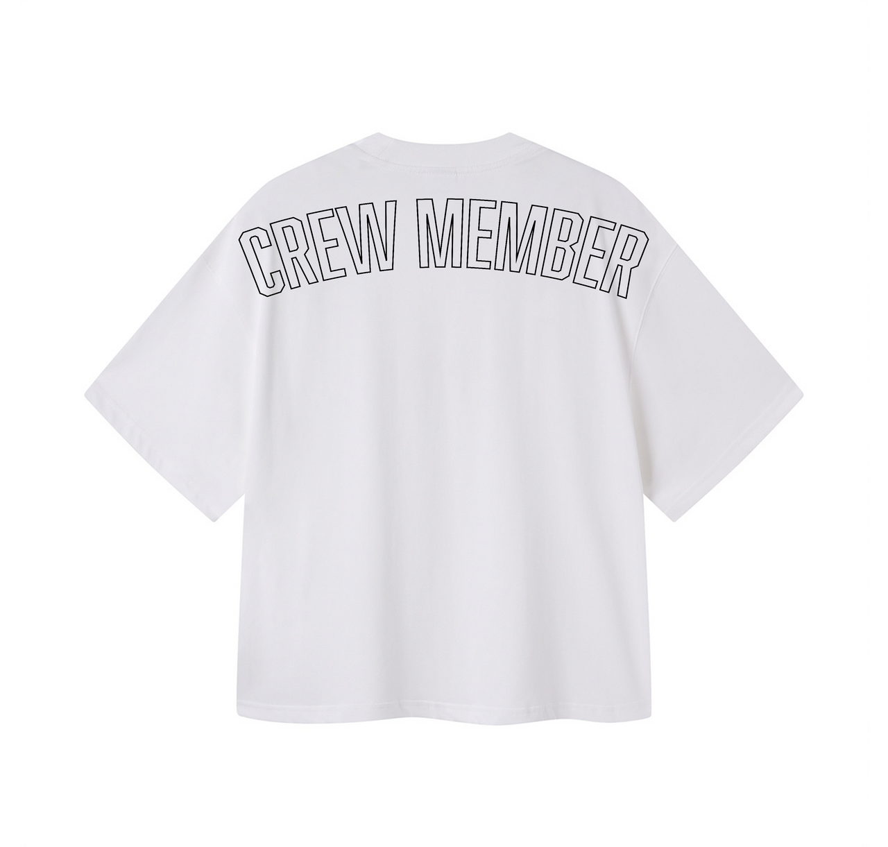 Crew Member Boxy Tee (back print only)