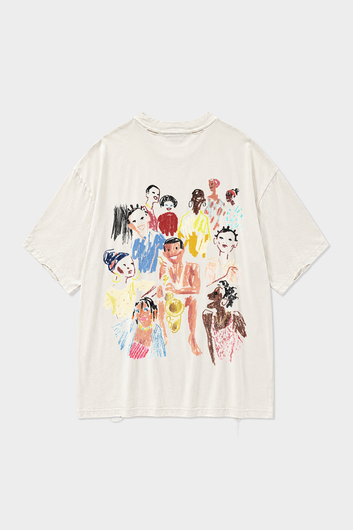 FIESTA ULTIMATE OVERSIZE TEE - CREAM
